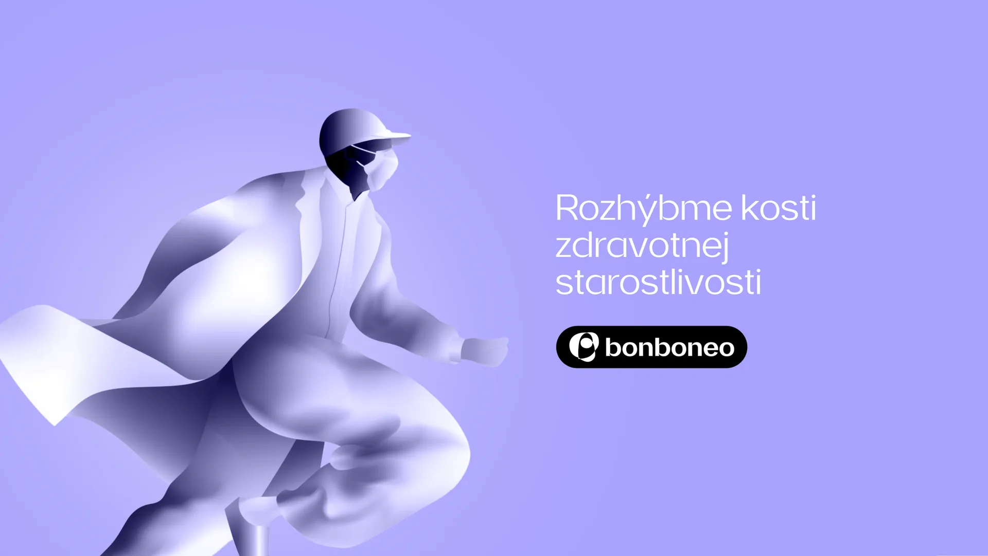 Vizuál Bonboneo s odkazom Rozhýbme kosti zdravotnej starostlivosti